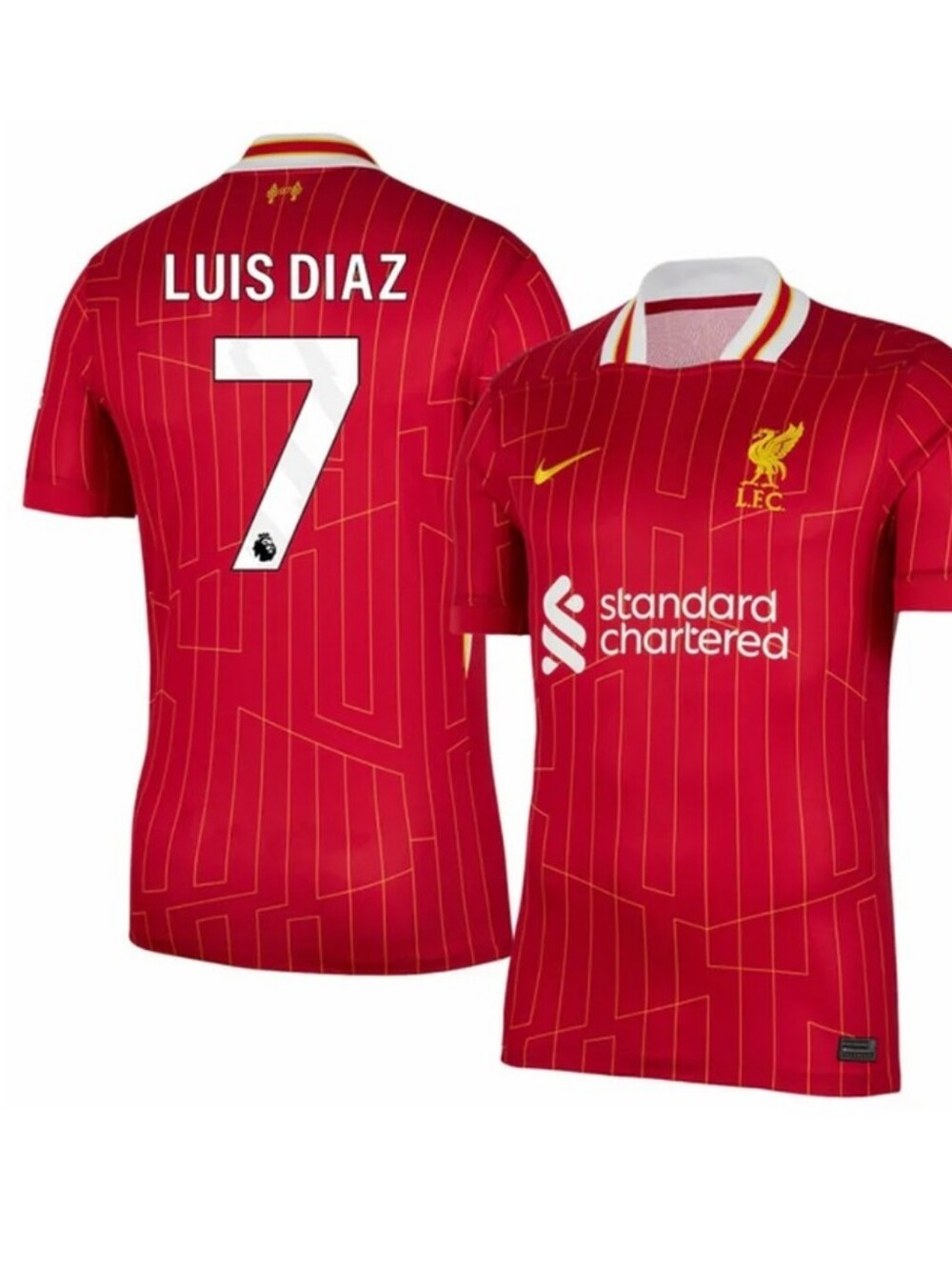 Nike Liverpool FC Luis Diaz #7 2024 Home Jersey Sz XXL $150 Colombia World Cup